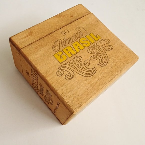 Ritmeester Vintage Wooden Cigarette Box - Picture 1 of 8